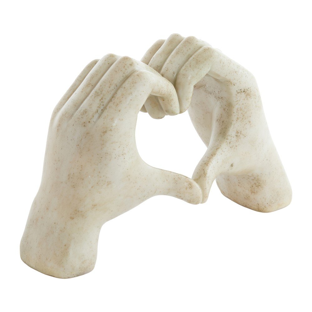 Statuetă din polirășină (înălțime 15 cm) Hands – Light &amp; Living