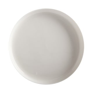 Farfurie din porțelan cu margine înălțată Maxwell & Williams Basic, ø 28 cm, alb