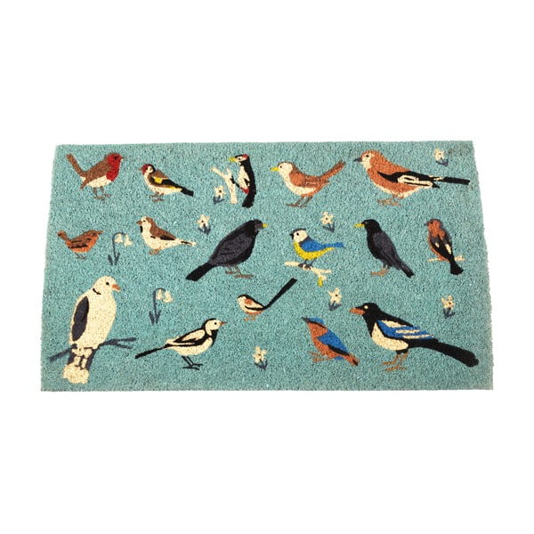 Covoraș de intrare din fibre de nucă de cocos 43x73 cm Garden Birds – Rex London