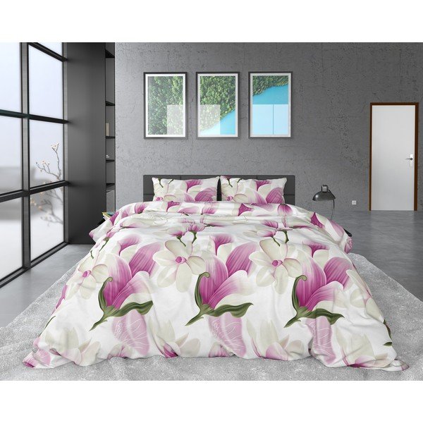 Lenjerie din flanelă pentru pat dublu Sleeptime Olivia, 200 x 220 cm-image-4
