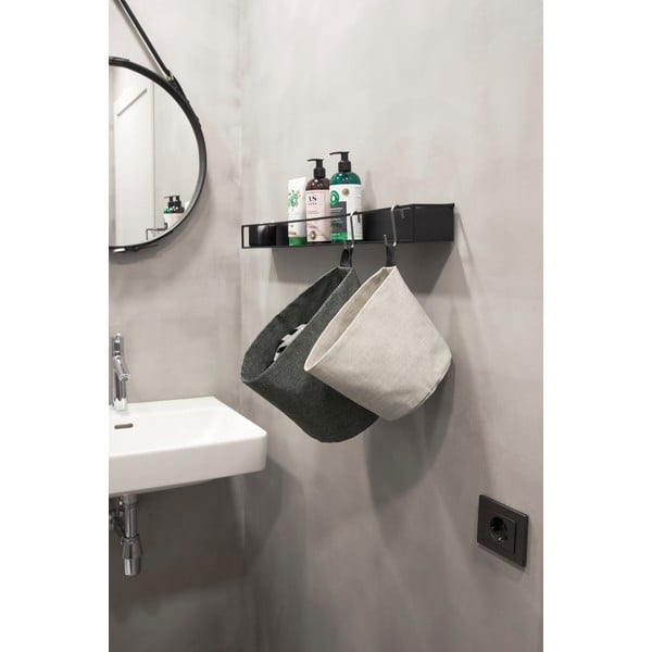 Coș de depozitare din material textil ø 17x17 cm Soft Storage – Bigso Box of Sweden-image-1