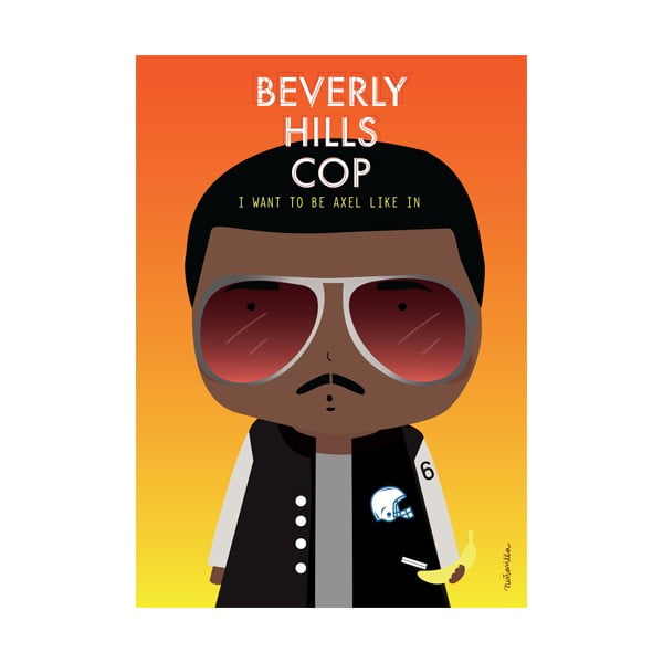 Poster NiñaSilla Beverly Hills, 21 x 42 cm