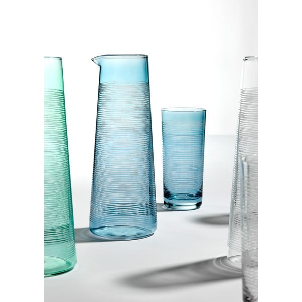 Carafă din sticlă albastră de 1,2 l Linear - Ladelle-image-1