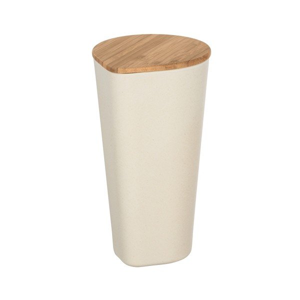 Cutie depozitare cu capac din bambus Wenko Derry, 1 l, bej-image-2