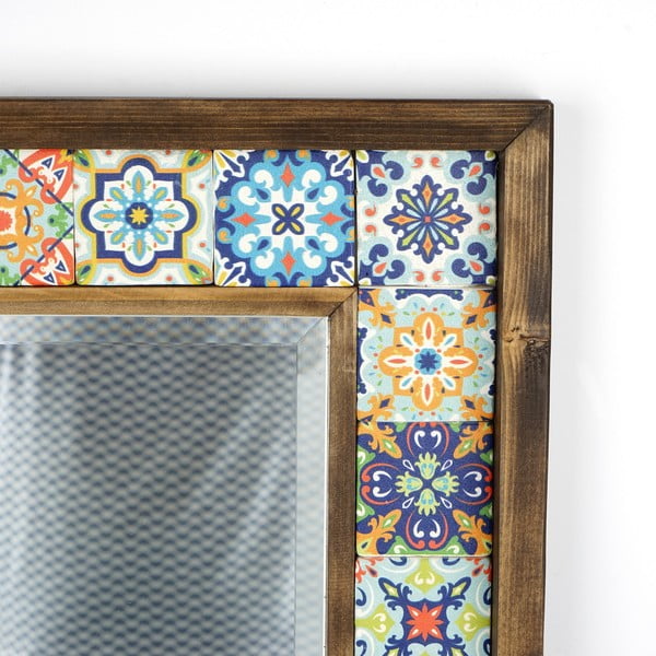 Oglindă de perete cu raft 32.5x33 cm – Wallity-image-4