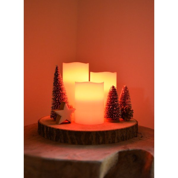 Lumânări LED 3 buc. (înălțime 10 cm) – Hilight-image-1