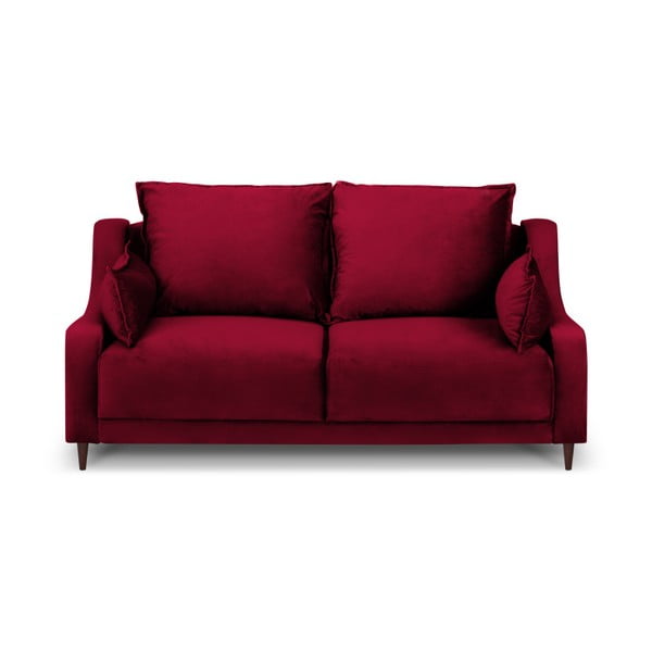 Canapea Mazzini Sofas Freesia, roșu, 150 cm