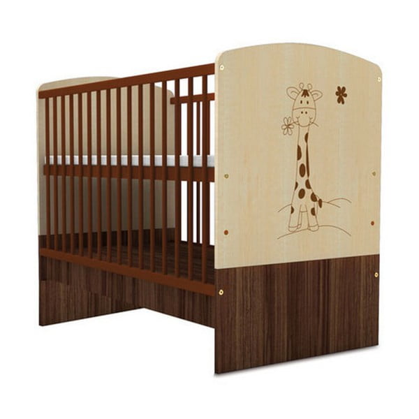 Pătuț pentru copii în nuanța lemnului Faktum Makao, 70 x 140 cm