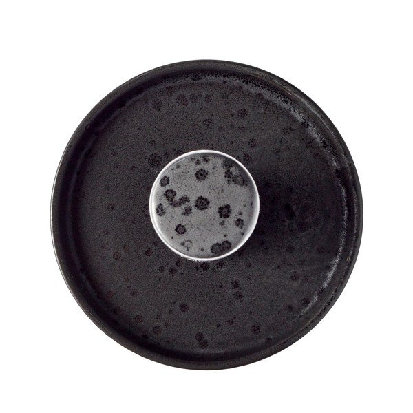 Suport orizontal pentru prosoape de bucătărie din hârtie negru din gresie ceramică ø 13 cm Gastro  – Bitz-image-1