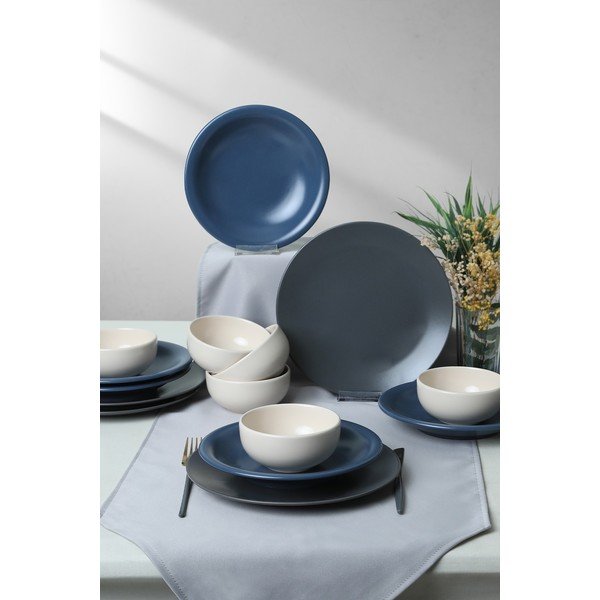 Serviciu de masă 18 buc. din ceramică – Hermia-image-2