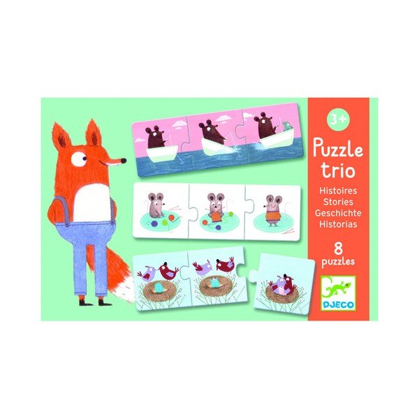 Puzzle pentru copii Djeco Trio Stories-image-1