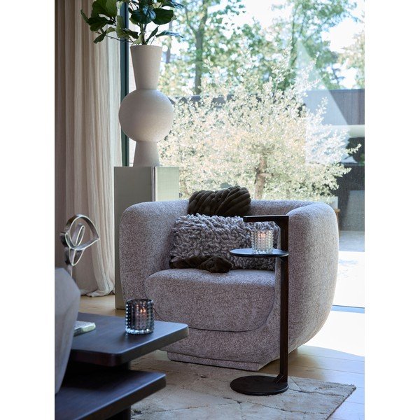 Măsuță auxiliară rotundă ø 26 cm Delmino – Light & Living-image-2
