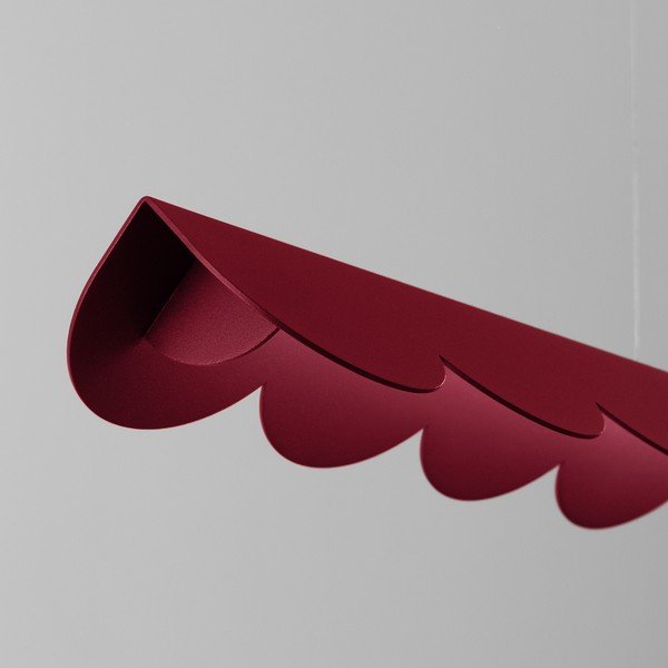 Lustră burgundy LED din aluminiu BISCUIT – Thoro-image-3