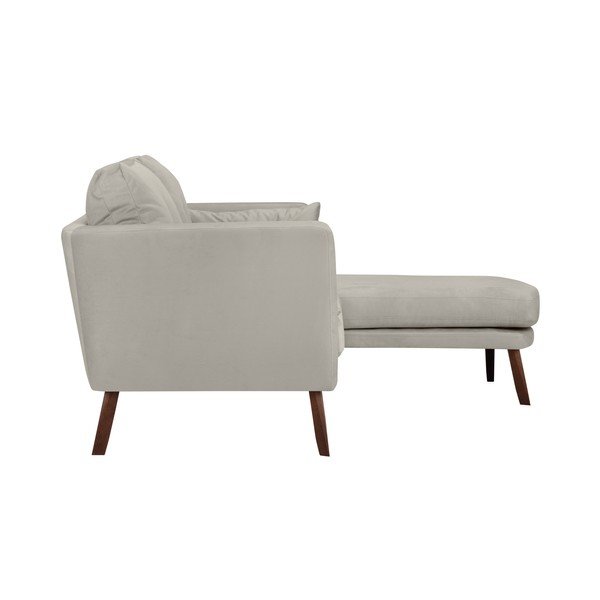 Canapea cu 3 locuri Mazzini Sofas Elena, cu șezlong pe partea dreaptă, bej-image-3