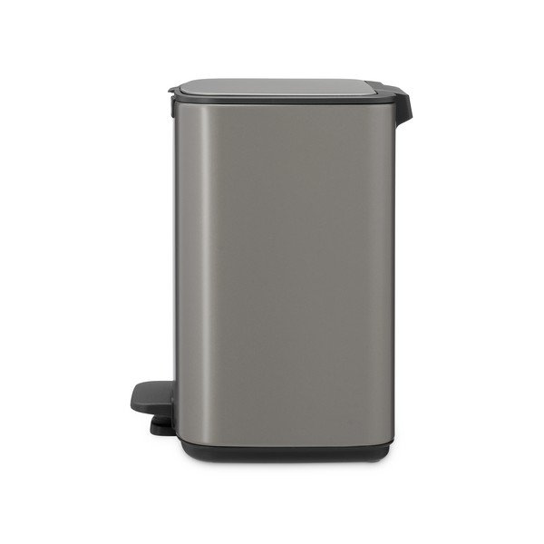 Coș de gunoi gri cu pedală din oțel 7 l Bo – Brabantia-image-3