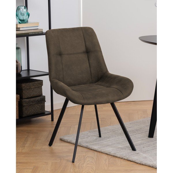 Scaun dining Actona Waylor, gri antracit-image-1