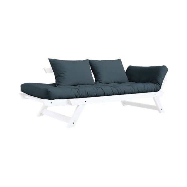 Canapea variabilă KARUP Design Bebop White, albastru petrol-image-4