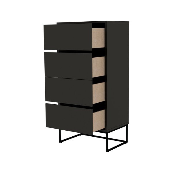 Dulap Tenzo Lipp, 60 x 127 cm, negru-image-4