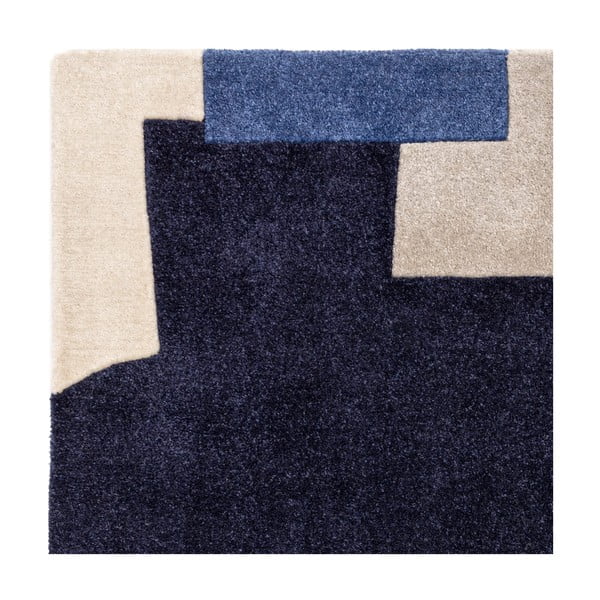 Covor albastru handmade din fibre reciclate 200x290 cm Romy – Asiatic Carpets-image-2