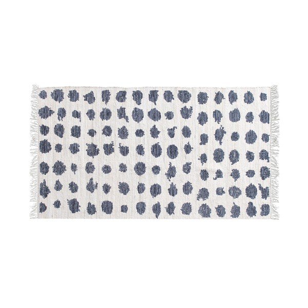 Covor alb/albastru 65x160 cm Leopard – Côté Table