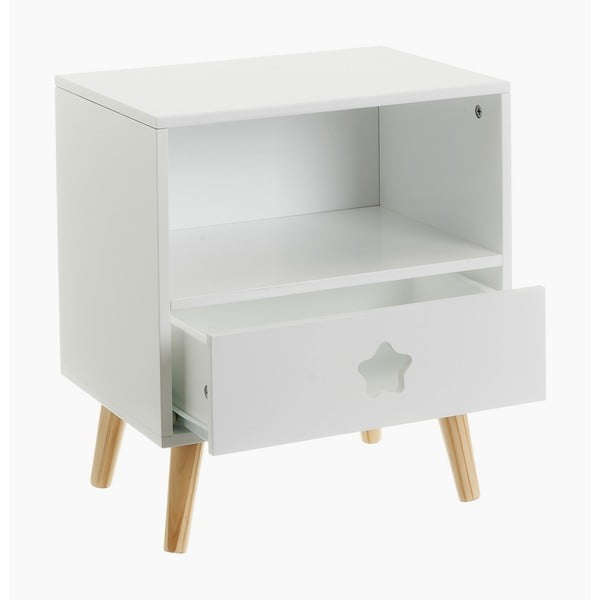 Noptieră albă pentru copii – Casa Selección-image-1