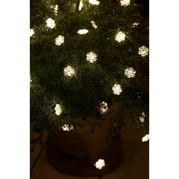 Șirag cu lumini LED Sirius Nynne Green, lungime 390 cm