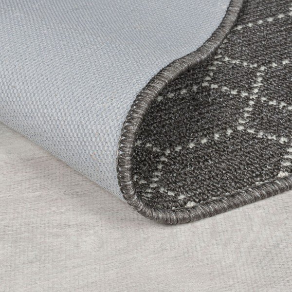Covor tip traversă gri închis lavabil 57x230 cm Argyll – Flair Rugs-image-3