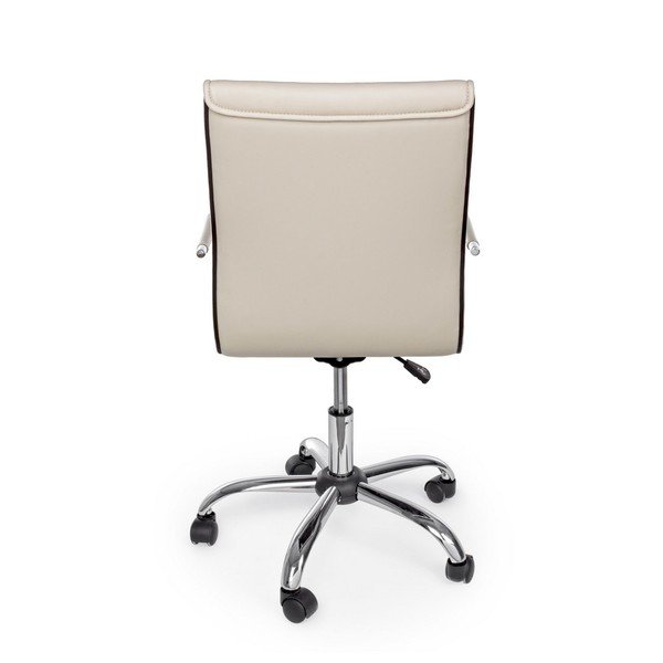 Scaun de birou taupe din imitație de piele Perth – Yes Everyday-image-4