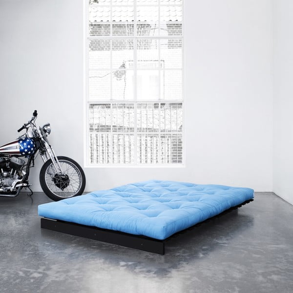 Canapea extensibilă Karup Roots Wenge/Horizon Blue-image-1