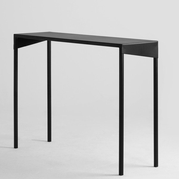 Masă tip consolă Custom Form Obroos, negru-image-4
