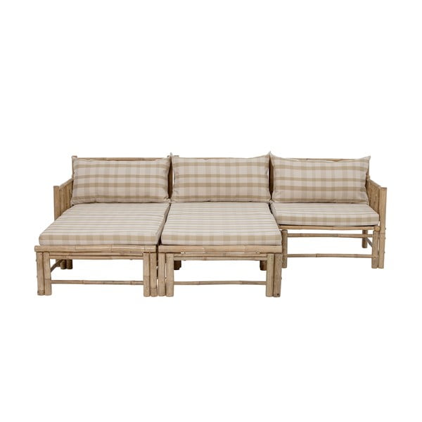 Modul de canapea de grădină  natural  (partea  dreaptă) Korfu – Bloomingville-image-2