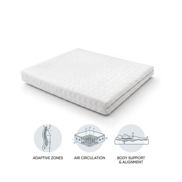 Saltea mediu-fermă cu arcuri termoregulatoare 90x200 cm Dream Essence – Bonami Essentials-image-2