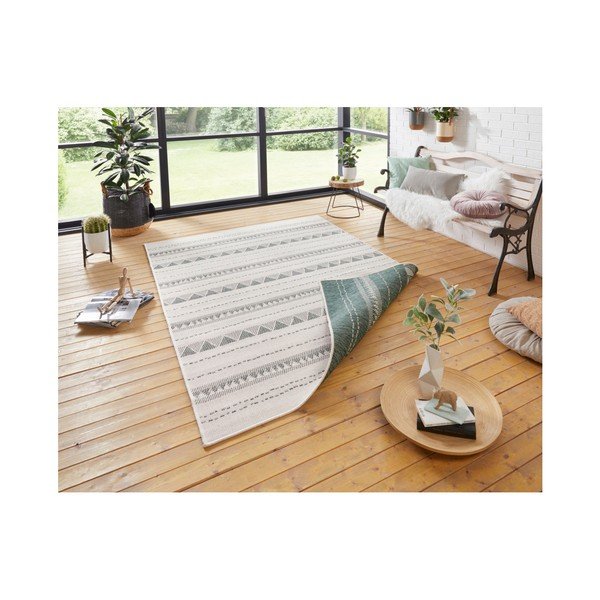 Covor adecvat pentru exterior NORTHRUGS Bahamas, 160 x 230 cm, verde-crem-image-4
