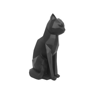Statuetă PT LIVING Origami Cat, înălțime 29,5 cm, negru mat
