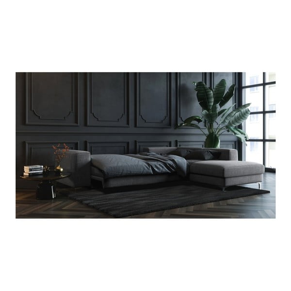 Colțar extensibil devichy Rothe, partea dreaptă, gri închis-image-3