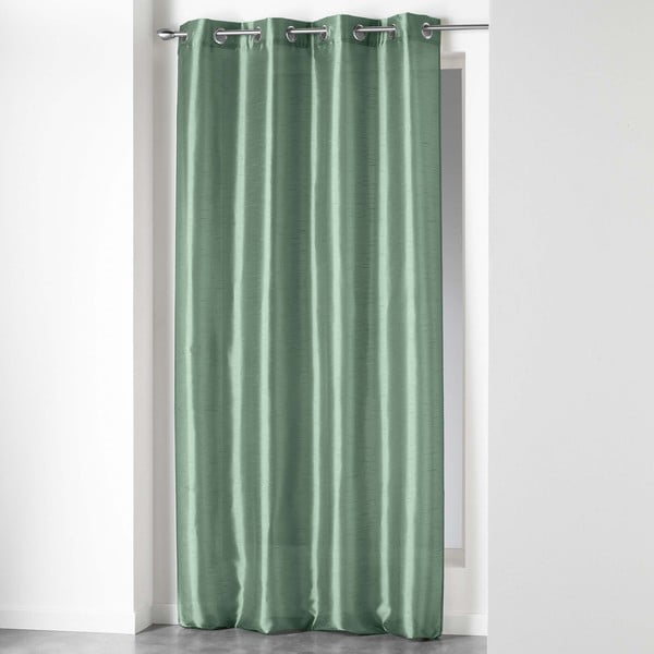 Draperie verde din satin 140x240 cm Shana – douceur d'intérieur