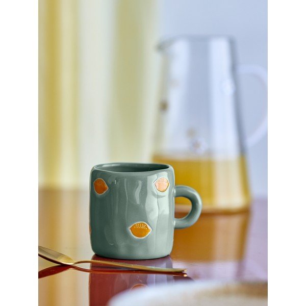 Cană pentru copii verde prăfuit din gresie 230 ml Agnes – Bloomingville Mini-image-2