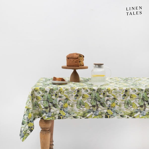 Față de masă din in 140x140 cm Lotus – Linen Tales