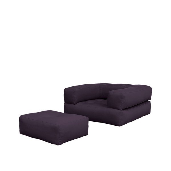 Fotoliu extensibil Karup Cube Purple-image-4