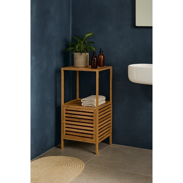 Etajeră de baie în culoare naturală din bambus 35x80 cm Auren – Bonami Essentials-image-1