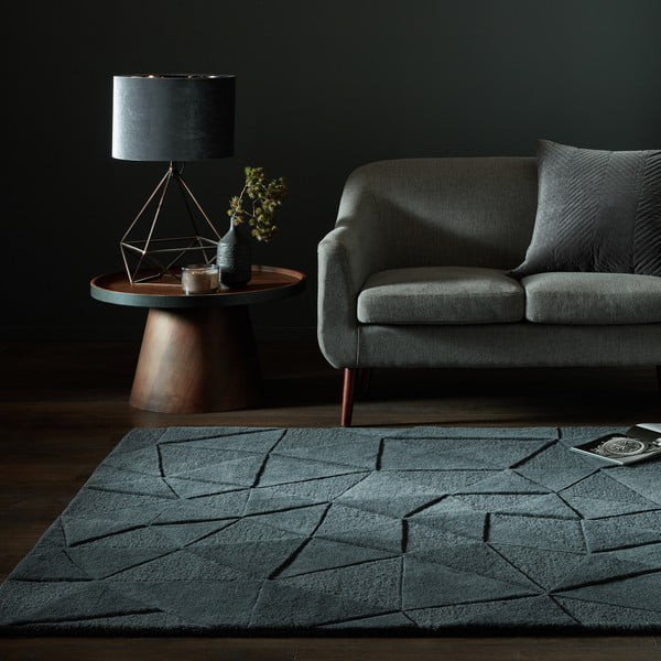 Covor din lână gri 170x120 cm Shard - Flair Rugs-image-1