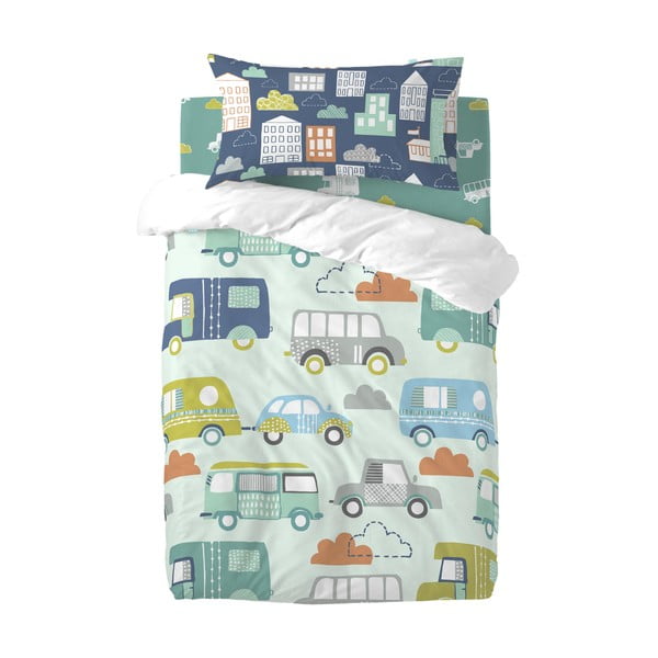 Cearșaf din bumbac pentru copii Moshi Moshi Holidays, 70 x 140 cm-image-2