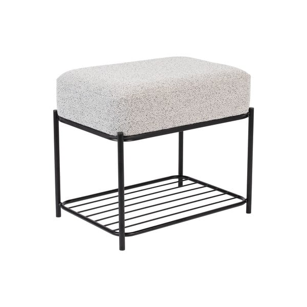 Taburet gri deschis Milou – White Label-image-2