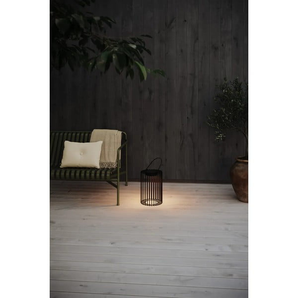 Felinar cu LED negru solar/cu USB (înălțime 54 cm) pentru exterior Cavia – Markslöjd-image-1