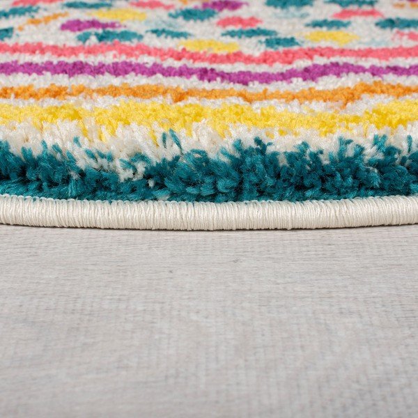 Covor rotund 100x100 cm Rainbow Spot – Flair Rugs-image-4