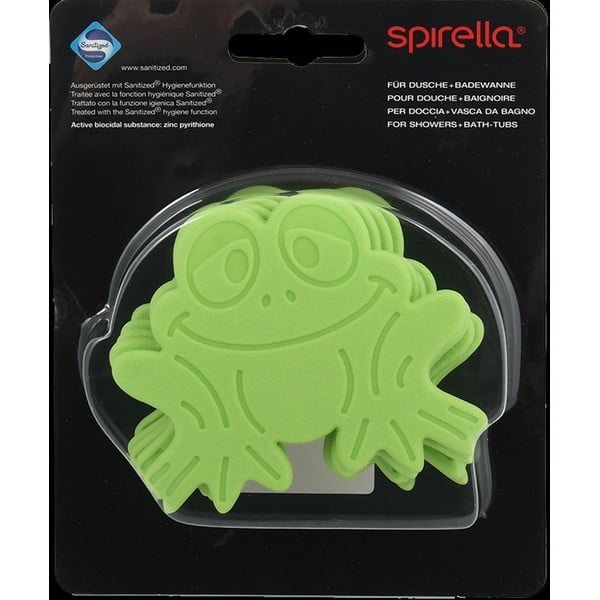 Covorașe antiderapante pentru copii pentru cadă 6 buc. 9x8 cm Grenouilles – Spirella-image-1