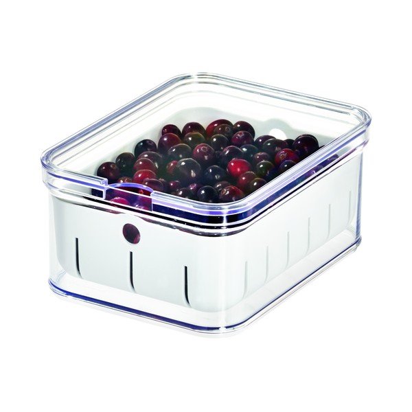 Cutie depozitare transparentă cu capac iDesign, 21 x 16 cm-image-1