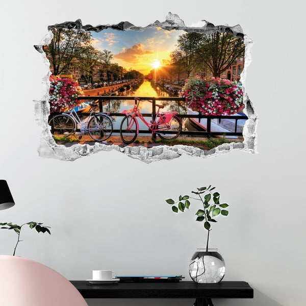 Autocolant 3D pentru perete Ambiance Sunrise over Amsterdam-image-2