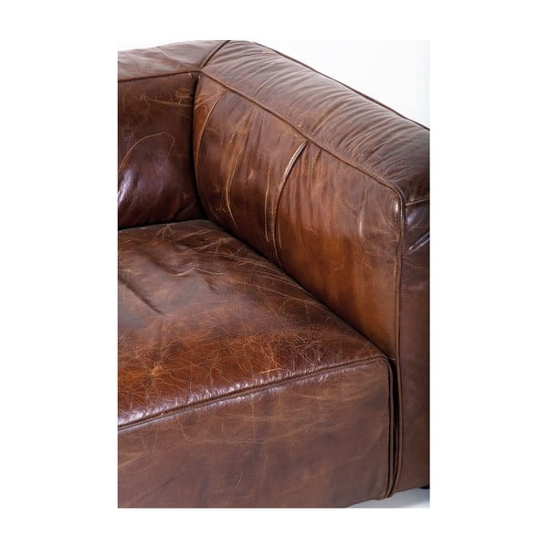 Canapea din piele cu 3 locuri Kare Design Cubetto-image-3