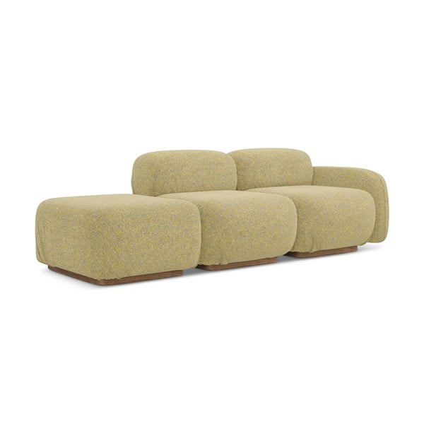 Șezlong modular galben (cu colț pe partea dreaptă) Ailani – Makamii-image-3